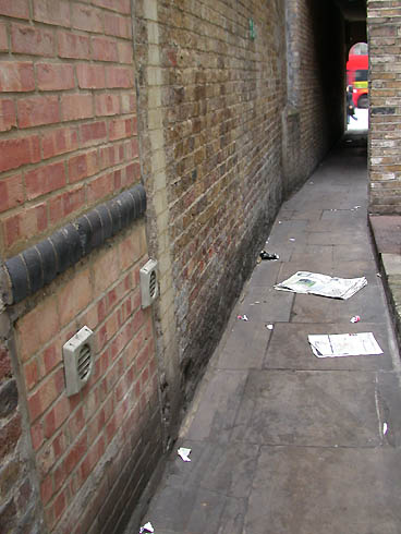 Catherine Wheel Alley E1, Londres, Grande Bretagne